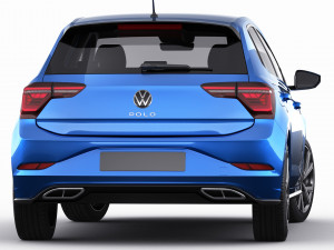 vw polo 2022 3D Model