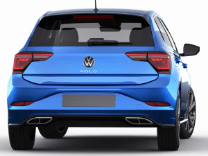 vw polo 2022 3D Model