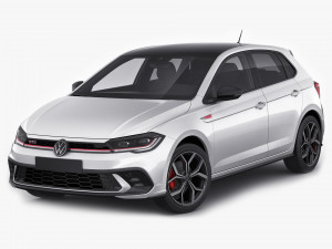 volkswagen polo gti 2022 3D Model