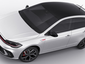 volkswagen polo gti 2022 3Dモデル