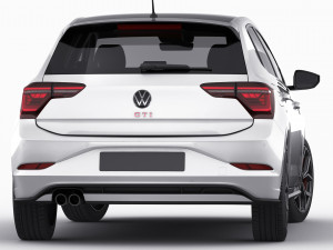 volkswagen polo gti 2022 3Dモデル