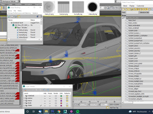 volkswagen polo gti 2022 3Dモデル
