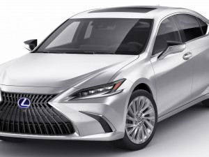 lexus es 2022 and f-sport 3D 模型