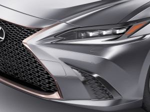 lexus es 2022 and f-sport 3D 模型