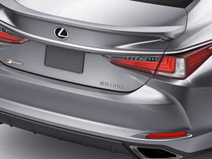 lexus es 2022 and f-sport 3D Model