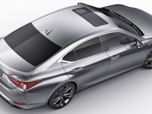 lexus es 2022 and f-sport 3D 模型