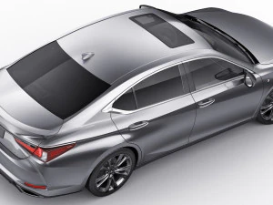 lexus es 2022 and f-sport 3D Model