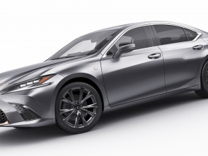 lexus es 2022 and f-sport 3D 模型