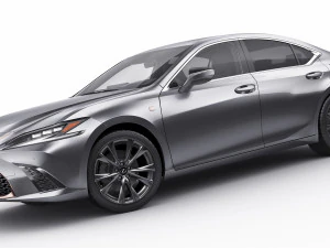 lexus es 2022 and f-sport 3D Model