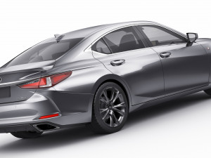 lexus es 2022 and f-sport 3D 模型