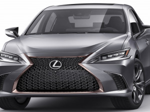 lexus es 2022 and f-sport 3D 模型