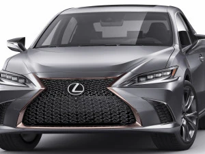 lexus es 2022 and f-sport 3D Model