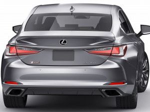 lexus es 2022 and f-sport 3D 模型