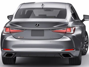 lexus es 2022 and f-sport 3D Model