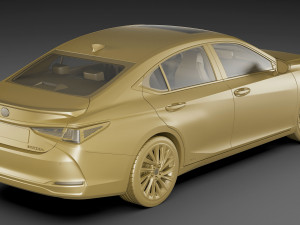 lexus es 2022 and f-sport 3D 模型