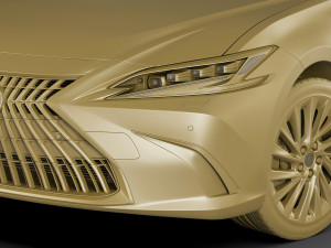 lexus es 2022 and f-sport 3D 模型