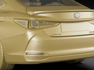 lexus es 2022 and f-sport 3D Model