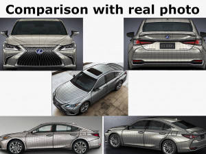 lexus es 2022 and f-sport 3D 模型