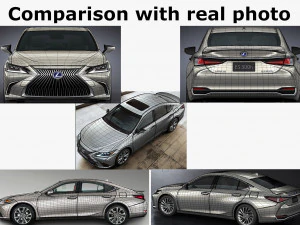 lexus es 2022 and f-sport 3D Model