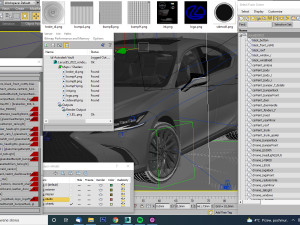 lexus es 2022 and f-sport 3D 模型