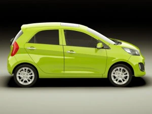 kia picanto 2012 5door 3D Model