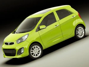 kia picanto 2012 5door 3D Model