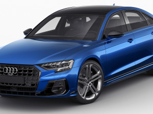 audi a8-s-line and s8 2022 3D Model