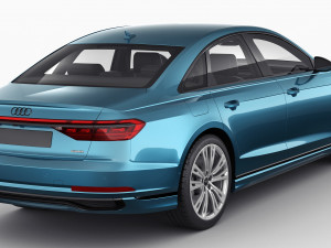 audi a8-s-line and s8 2022 3D Model