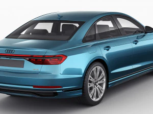 audi a8-s-line and s8 2022 3D Model