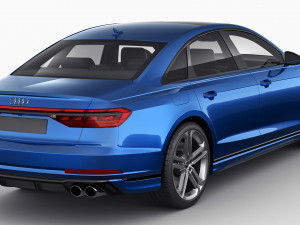 audi a8-s-line and s8 2022 3D Model