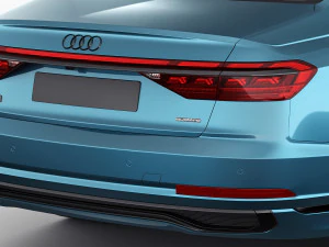 audi a8-s-line and s8 2022 3D Model