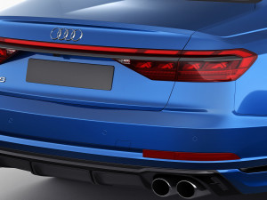 audi a8-s-line and s8 2022 3D Model