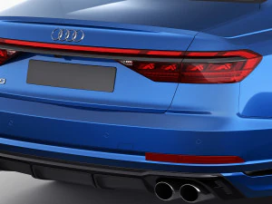 audi a8-s-line and s8 2022 3D Model