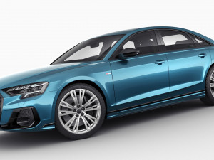 audi a8-s-line and s8 2022 3D Model