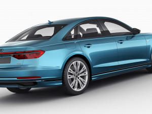 audi a8-s-line and s8 2022 3D Model