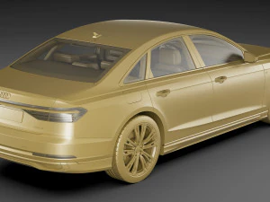 audi a8-s-line and s8 2022 3D Model