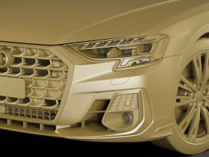 audi a8-s-line and s8 2022 3D Model