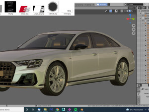 audi a8-s-line and s8 2022 3D Model