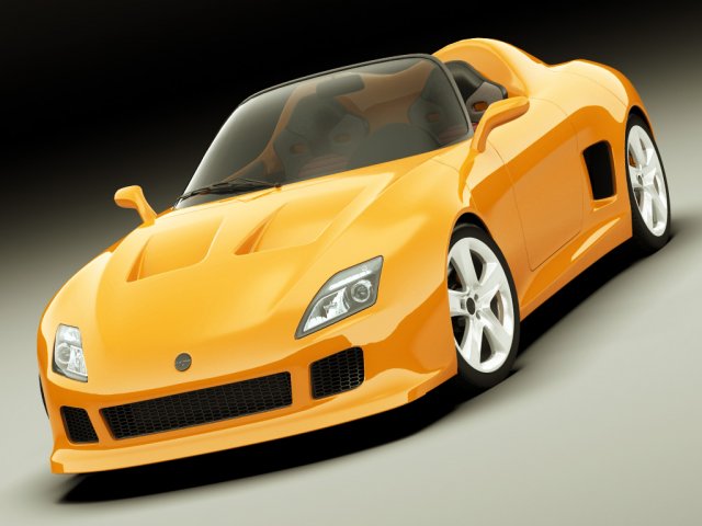 concept roadster original design Model 3D .c4d .max .obj .3ds .fbx .stl .blend 