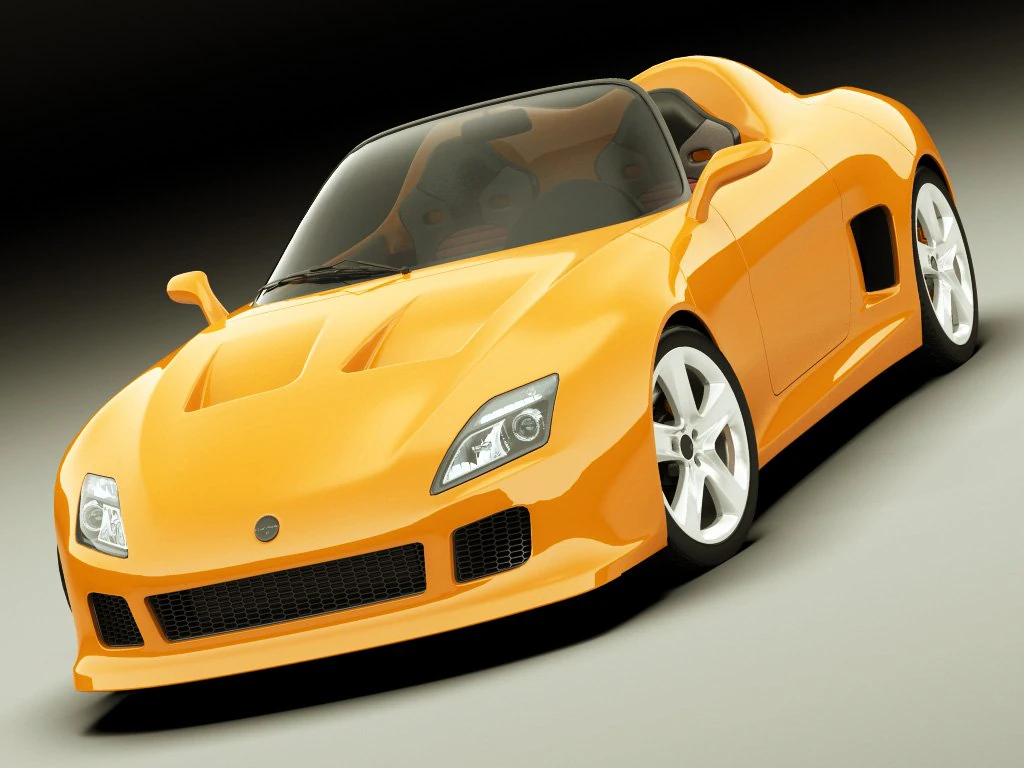 concept roadster original design 3D Model .c4d .max .obj .3ds .fbx .stl .blend 