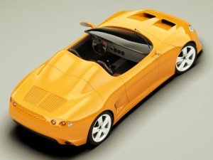 concept roadster original design Model 3D