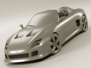 concept roadster original design Model 3D