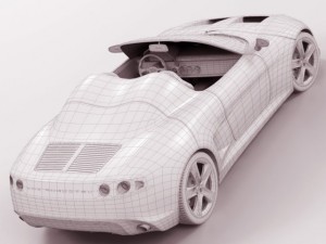 concept roadster original design Model 3D