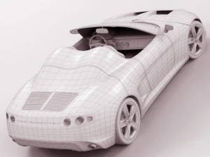 concept roadster original design 3D Model