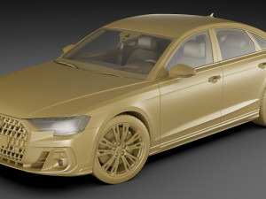 audi a8 and a8l 2022 3D 模型