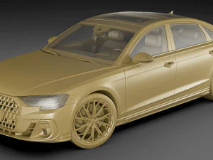 audi a8 and a8l 2022 3D Model