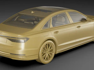 audi a8 and a8l 2022 3D Model