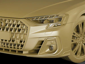 audi a8 and a8l 2022 3D Model