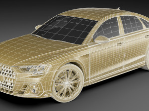 audi a8 and a8l 2022 3D 模型