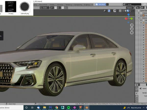 audi a8 and a8l 2022 3D Model